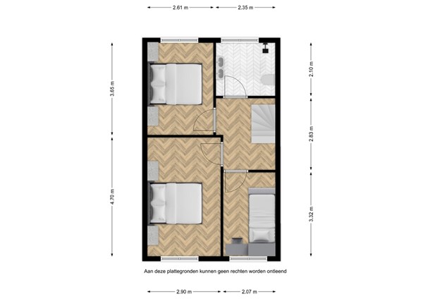 Floorplan - Stadsweide 22, 4521 BA Biervliet